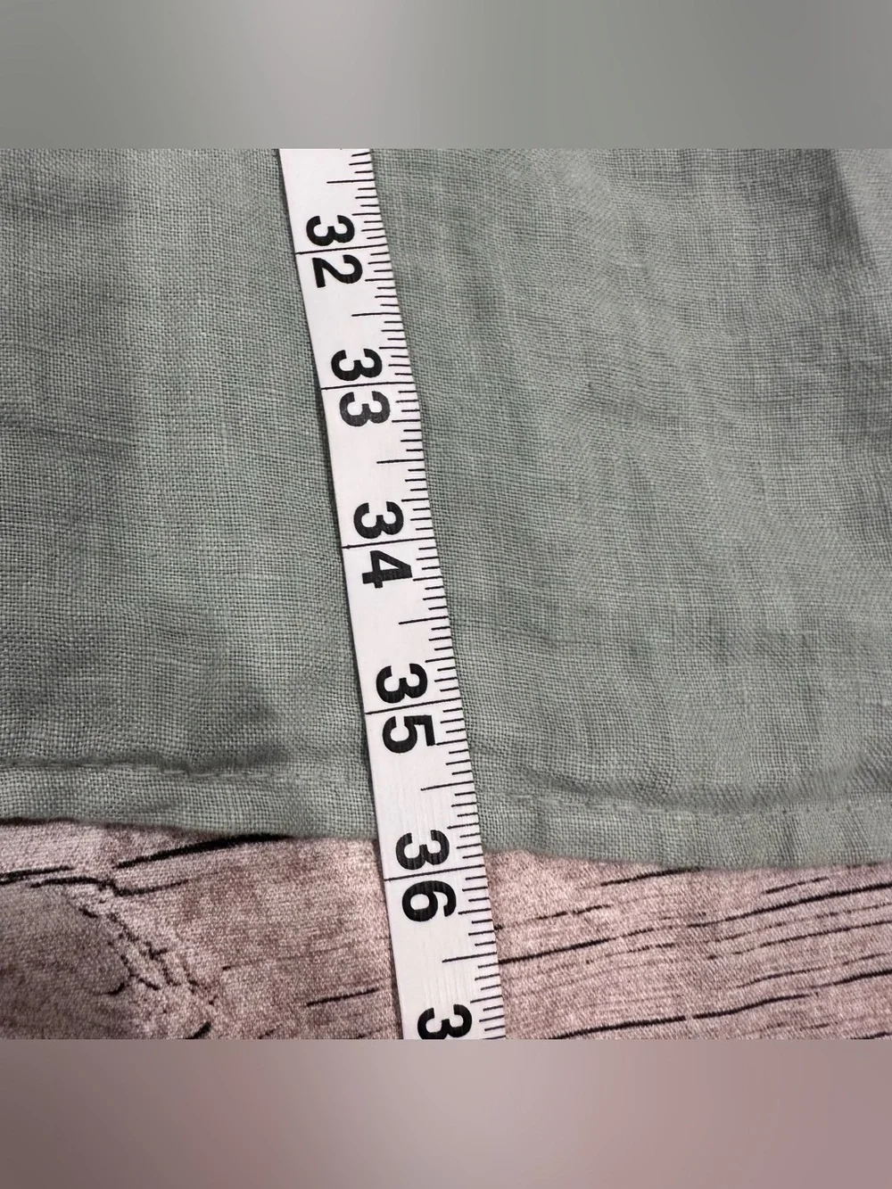 Lungo L’Arno Sleeveless Linen Blend Mini Dress Textured Neckline in Sage Green L - Picture 2 of 9